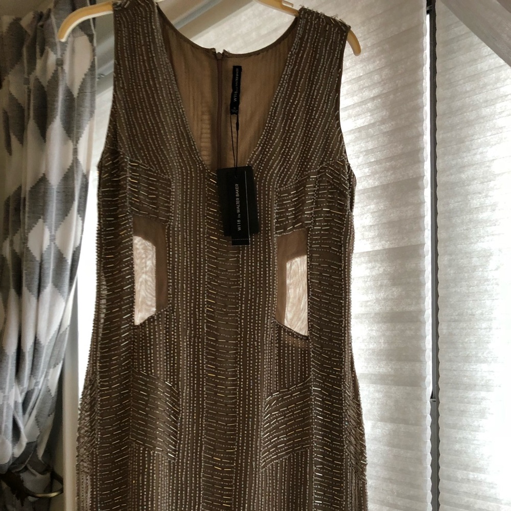 Walter baker beaded dress